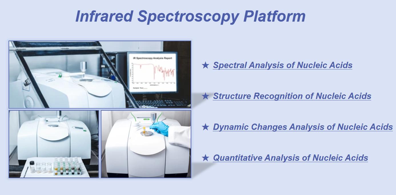 Fig.2 Our solutions of infrared spectroscopy platform for nucleic acid molecules